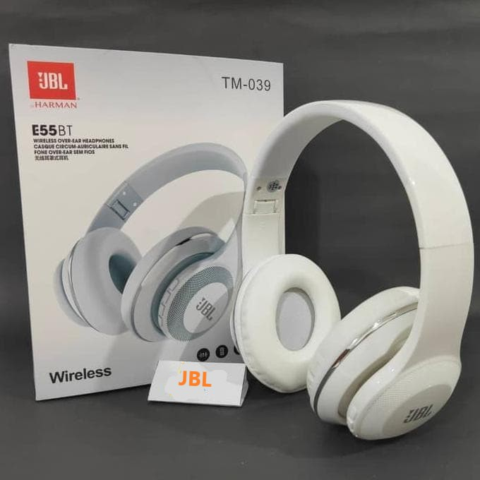 Headphone JBL E55BT Headset Bluetooth Wireless  Asli Original HQ
