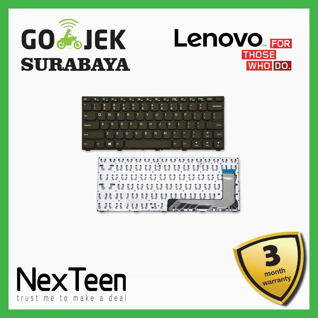 Original Keyboard Laptop Lenovo Ideapad 110-14ISK