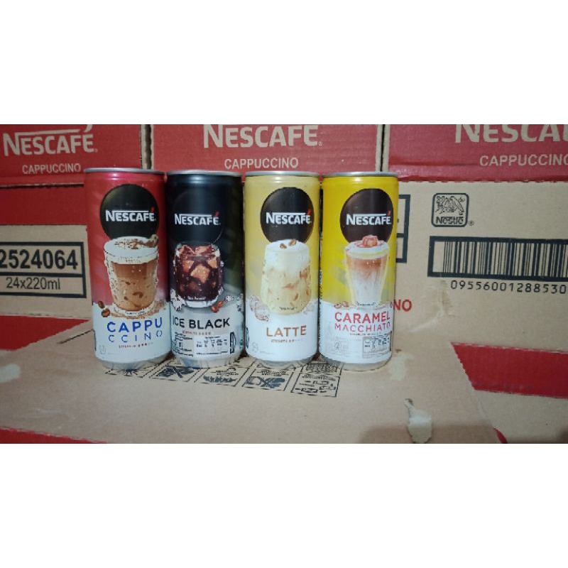 

Nescafe kaleng 220ml (1 karton 24 pcs)