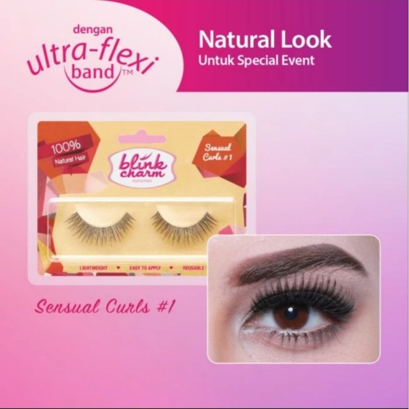 Bulu Mata BLINK CHARM Eyelashes Sensual Curls 1