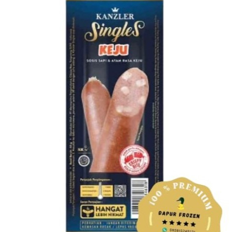 

Kanzler Sosis Single Keju 65gr