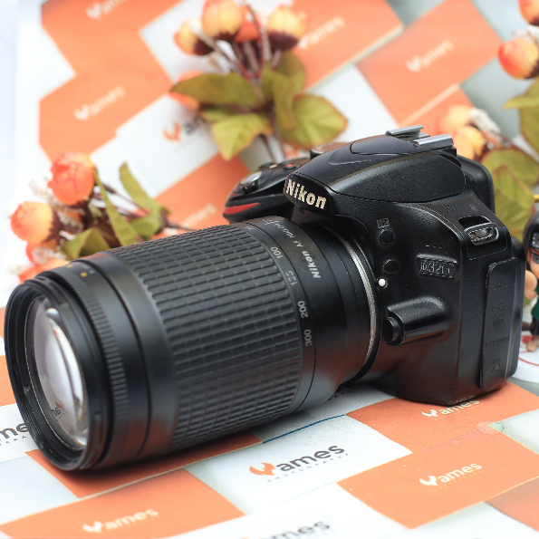 NIKON D3200 Lensa Tele Zoom Kamera DSLR -Paket Zoom