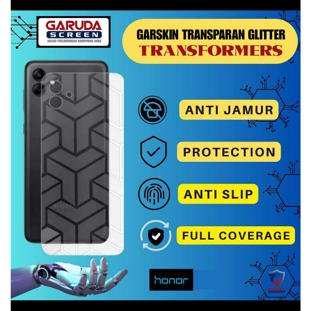 Garskin Back Protector Transformer|Anti Gores Hydrogel HONOR ALL SERIES HONOR 8A|HONOR 9X|HONOR 9X P
