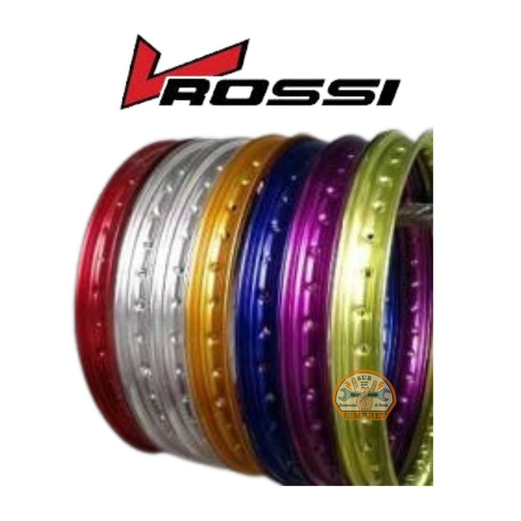 VELG WM ROSSI PELEK ROSSY RING 14 DAN 17 RODA PELG MOTOR UKURAN 140 160 185 215 250 300 350