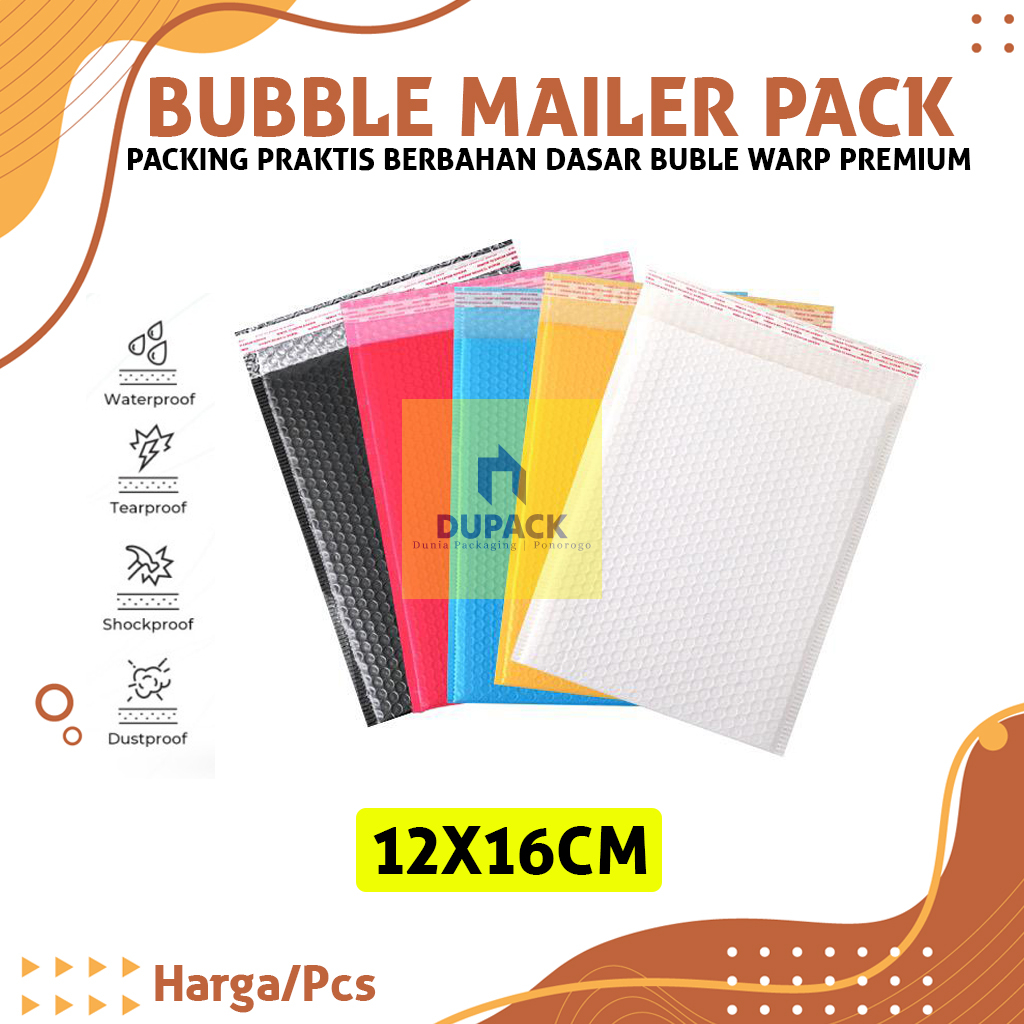 

Amplop Bubble Wrap Mailer 12x16cm Packaging Olshop