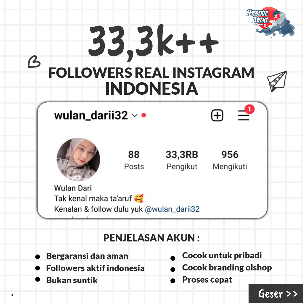 JUAL AKUN lG ACC 33K FOLLOWERS INDONESIA
