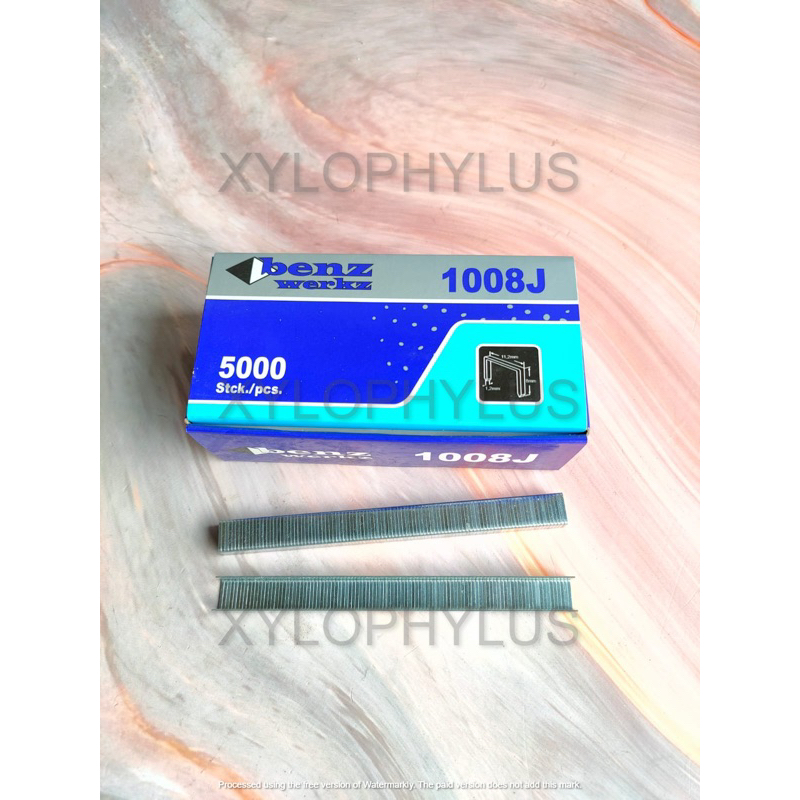 

BENZ 1008 J 8 MM Isi Refill Anak Hekter Staples Paku Tembak U 1008J