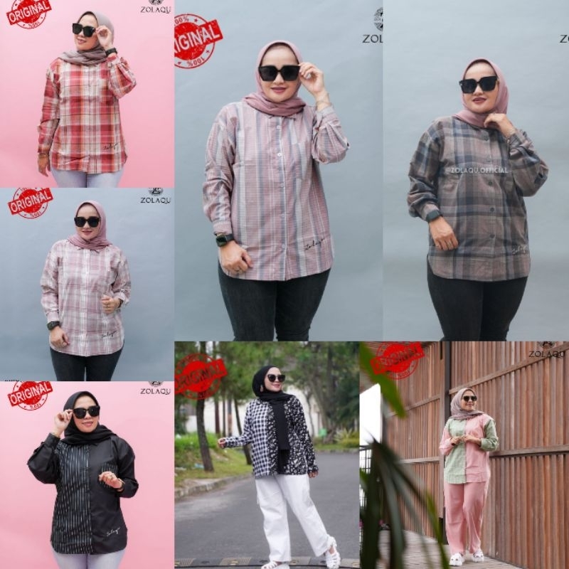 kemeja zolaqu original
