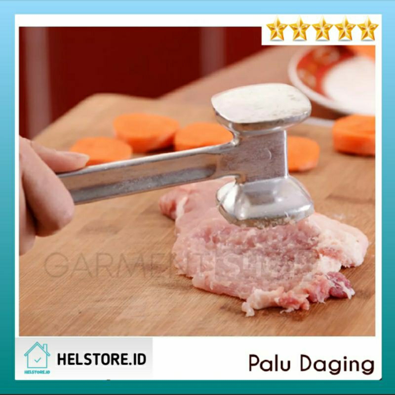 PALU DAGING / Alat Palu Gepuk Pelunakan Daging Kuat Bagus
