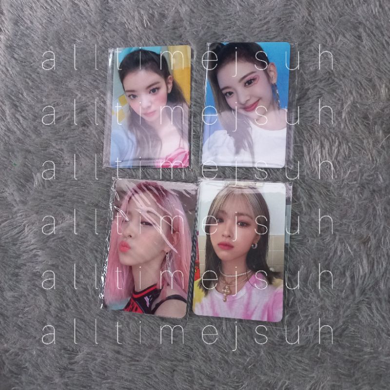 ITZY CRAZY IN LOVE PHOTOCARD RYUJIN ITZ ICY LIA WITHDRAMA LUCKY DRAW A + B POLAROID YEJI