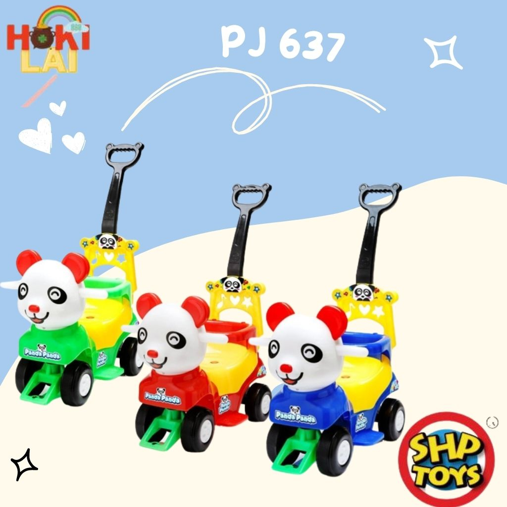 PROMO Mainan Anak PP 607 SHP TOYS - Maenan Mobil Mobilan Duduk Dorong Panda