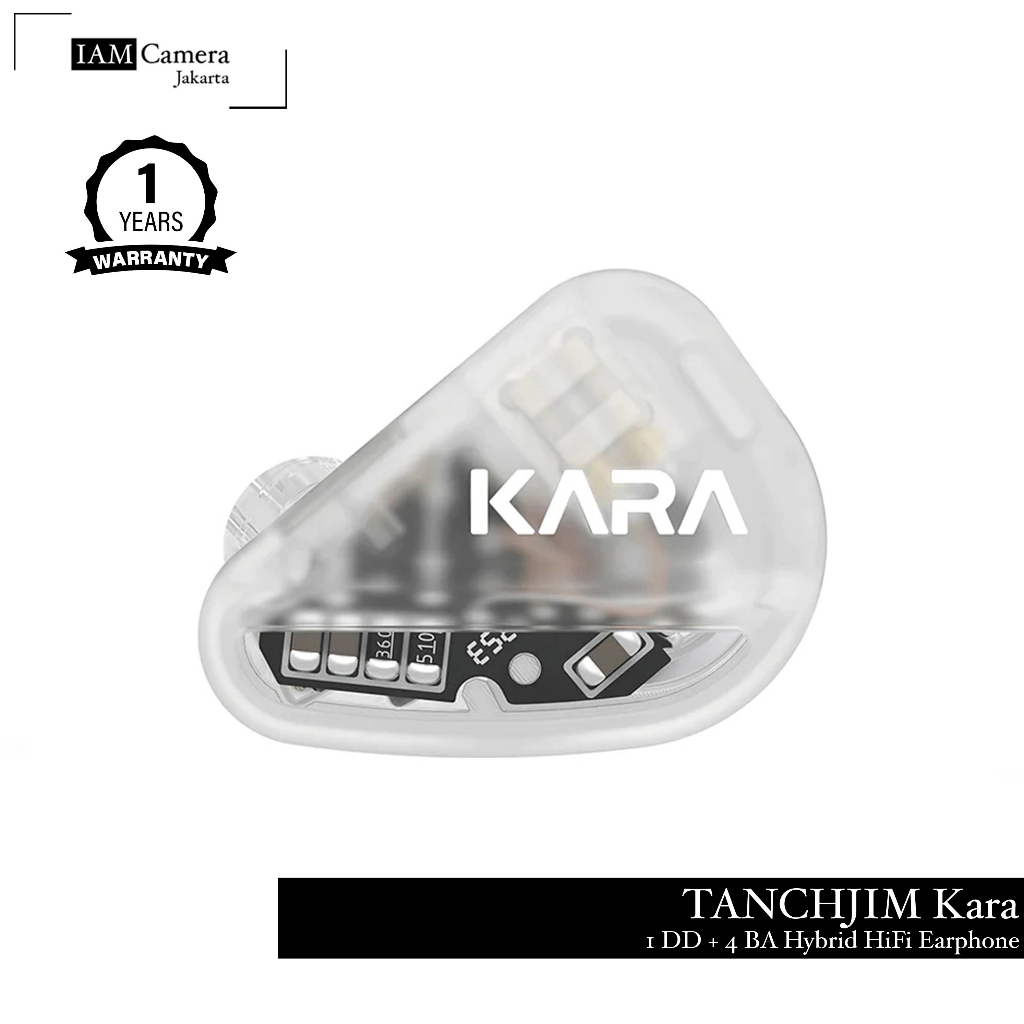 TANCHJIM Kara 1 DD + 4 BA Hybrid HiFi Earphone In Ear Monitor IEM Tanchjim Kara