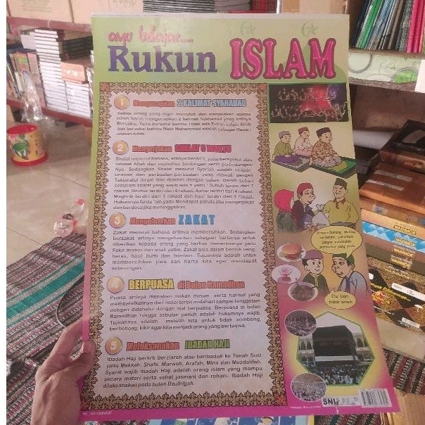 Poster rukun islam