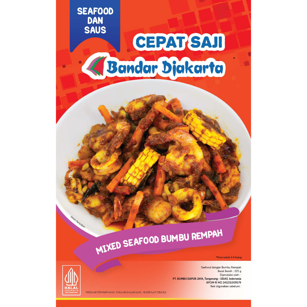 

Cepat Saji Bandar Djakarta - Mixed Seafood Bumbu Rempah