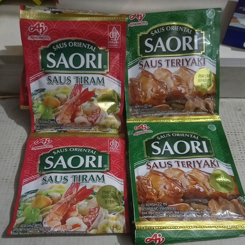 

Saori Saus Tiram / Teriyaki 5 sachet