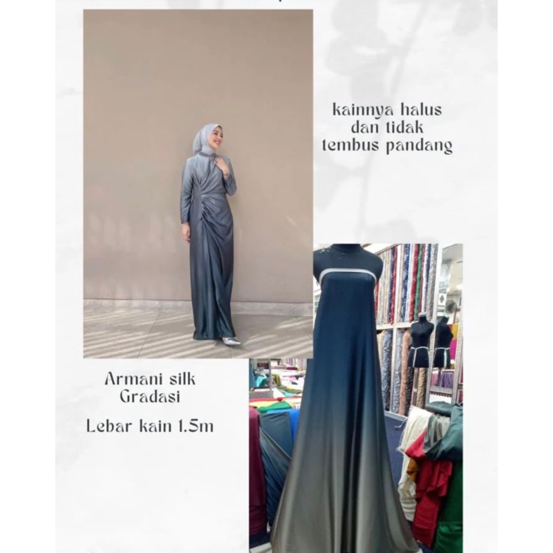Armani silk gradasi/m
