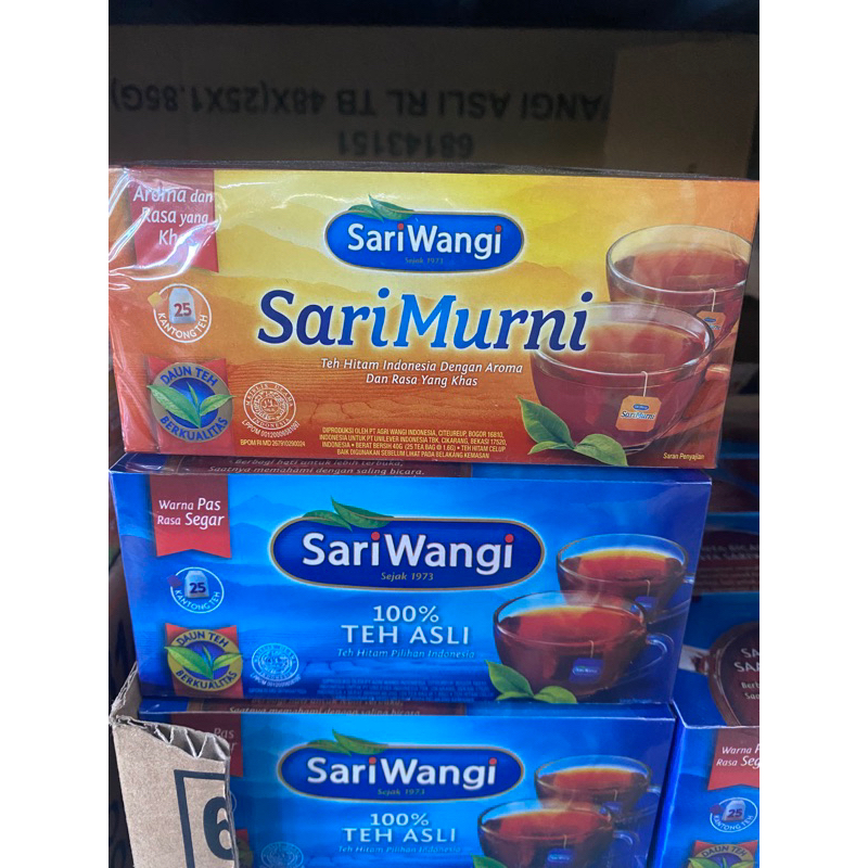 

2pcs Sariwangi Teh celup isi @25 bag