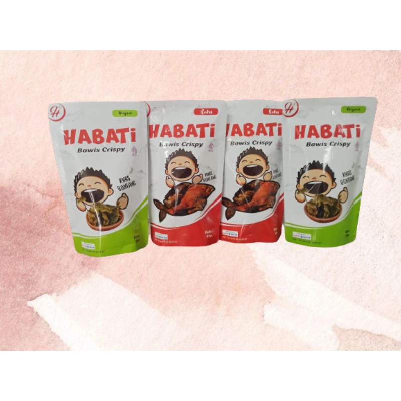 

BEST SELLER HABATI BAWIS CRISPY KHAS BONTANG GURIH ENAK RENYAH TIDAK AMIS 80gr