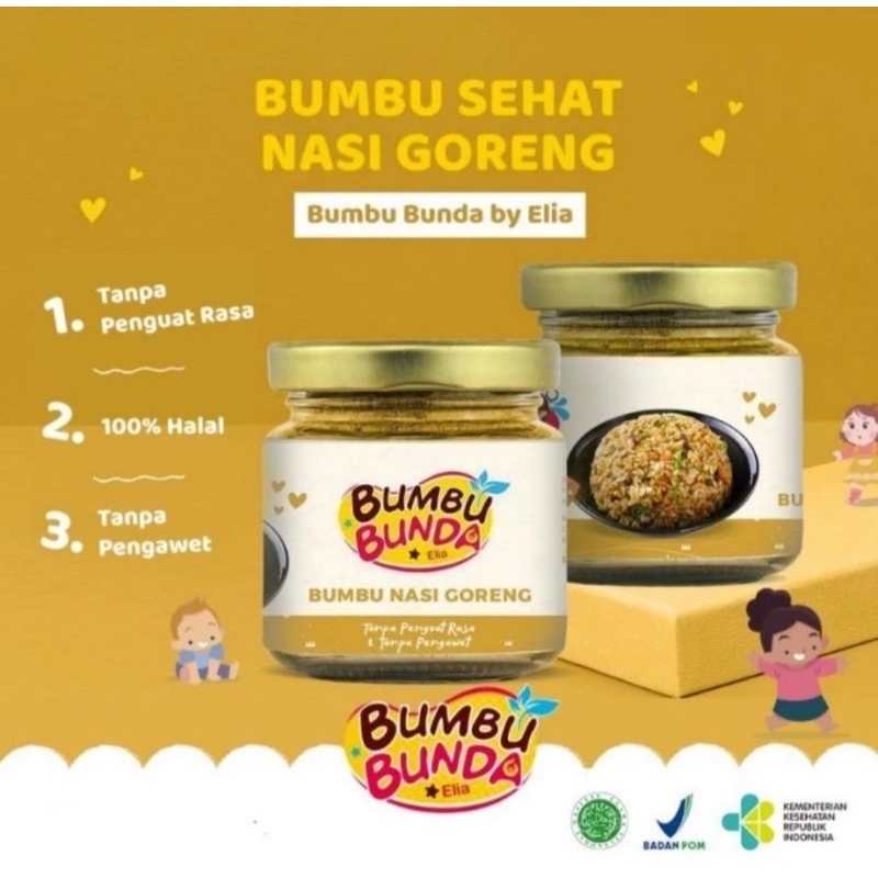 

Bumbu Bunda by Elia Organic Food Powder Rempah Bumbu Nasi Goreng
