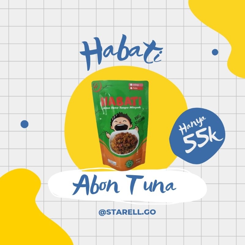 

[BEST SELLER] HABATI ABON TUNA TANPA MINYAK - 250 GR