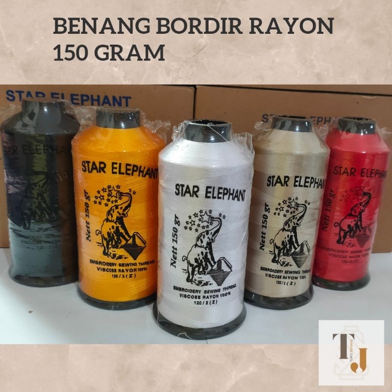 Star Elephant Benang Bordir Rayon (120/2) (150gr)