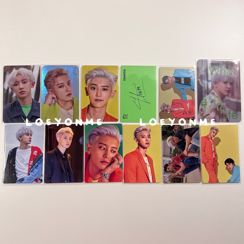 EXO SC Chanyeol Photocard Non-Album MD (What A Life WAL) (Phone Frame Case / Standee Hologram Holo /