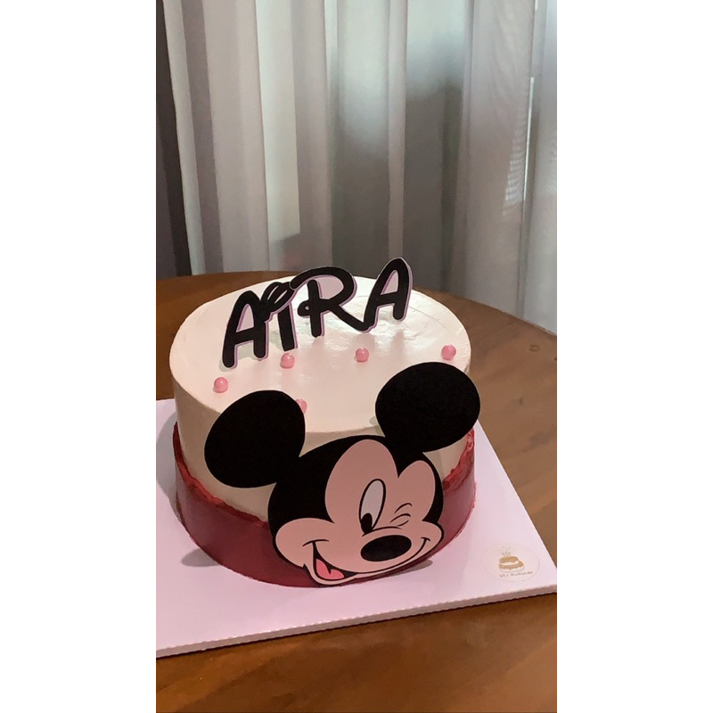 

Birthday Cake Moccha/Chocolate (Kue Ulang Tahun Karakter Micky Mouse, Baby Shark, Disney Princess)