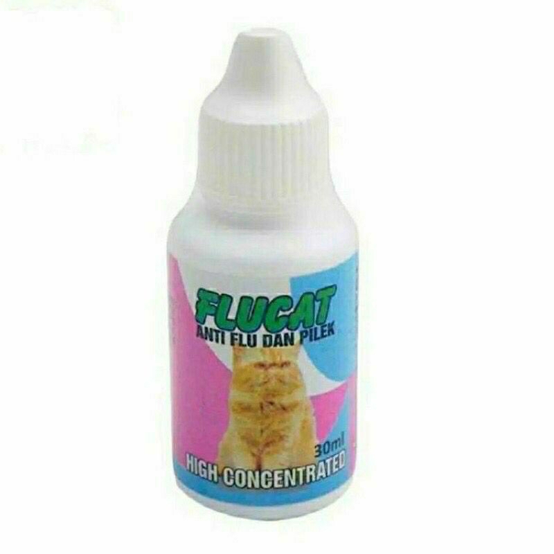 Flu Cat 30ml - Obat Flu & Pilek Kucing FluCat Antibiotik Kucing CatFlu Terbaik