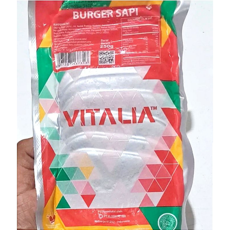 

VITALIA BEEF PATTIES / DAGING BURGER / ISI BURGER ISI 10
