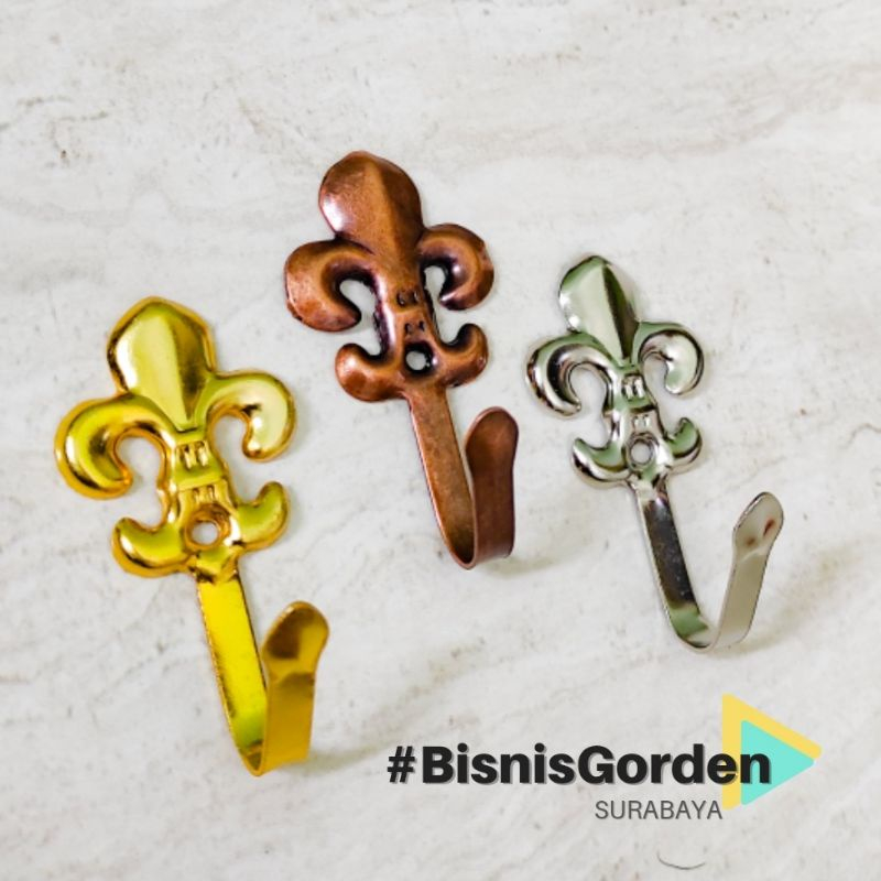 HOOK / PENGAIT BESI TALI GORDEN CANTOLAN TEMBOK GORDYN KORDEN HORDENG TIRAI MEWAH CANTIK MURAH BAGUS