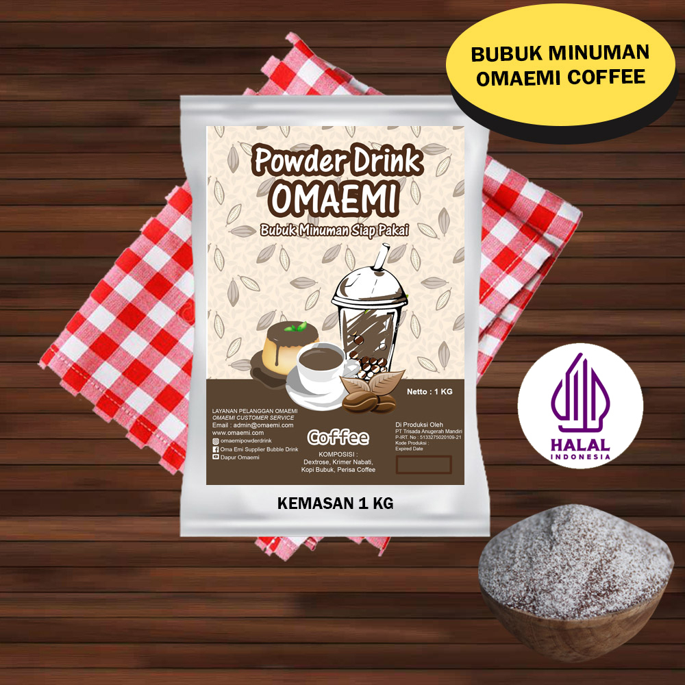 

BUBUK MINUMAN PREMIUM RASA COFFEE 1 KG | BPOM & HALAL