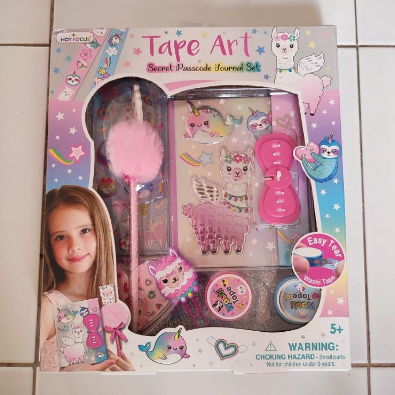 

Hot focus tape art journal set stationery