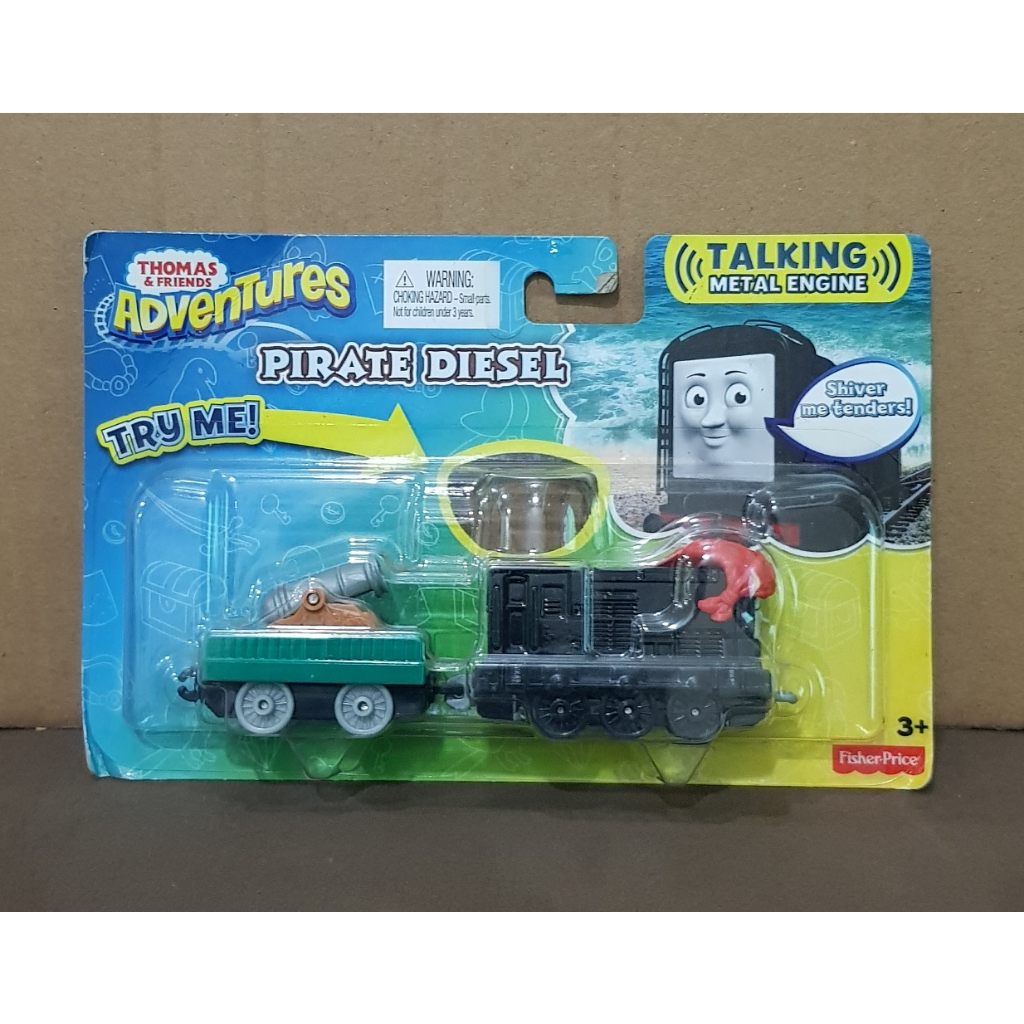 Thomas & Friends Push Along Adventures - TALKING PIRATE DIESEL