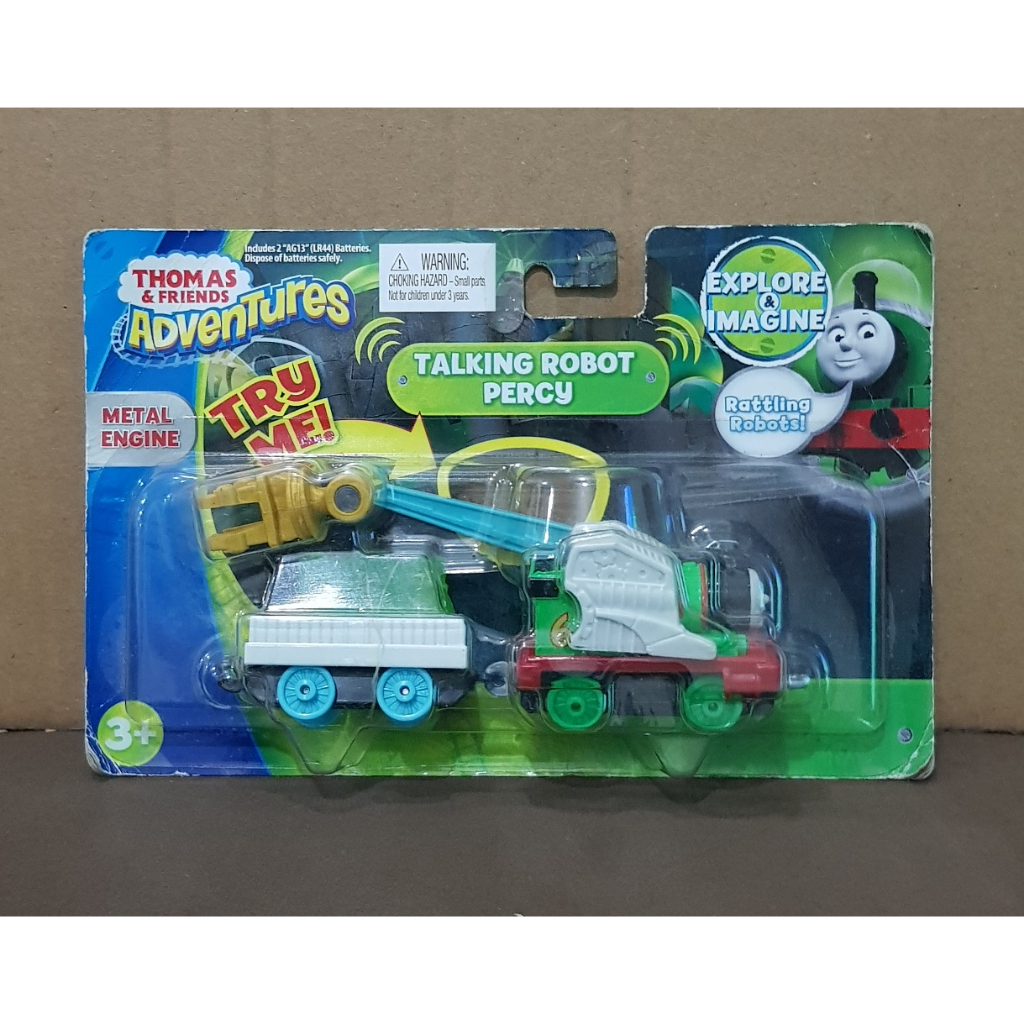 Thomas & Friends Push Along Adventures - TALKING ROBOT PERCY