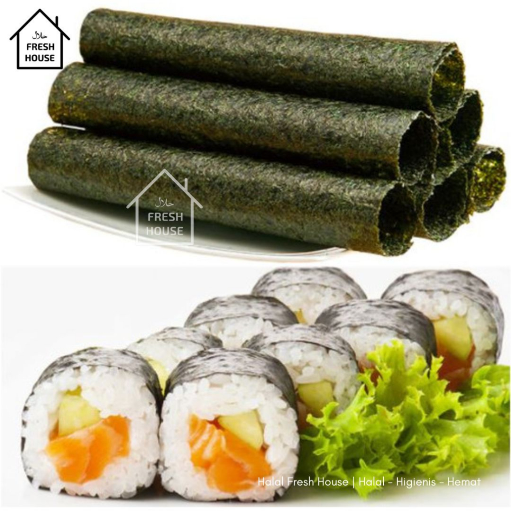 

Ay00! SUSHI NRUMPUT LAUT ROASTED SEAWEED 10LEMBAR