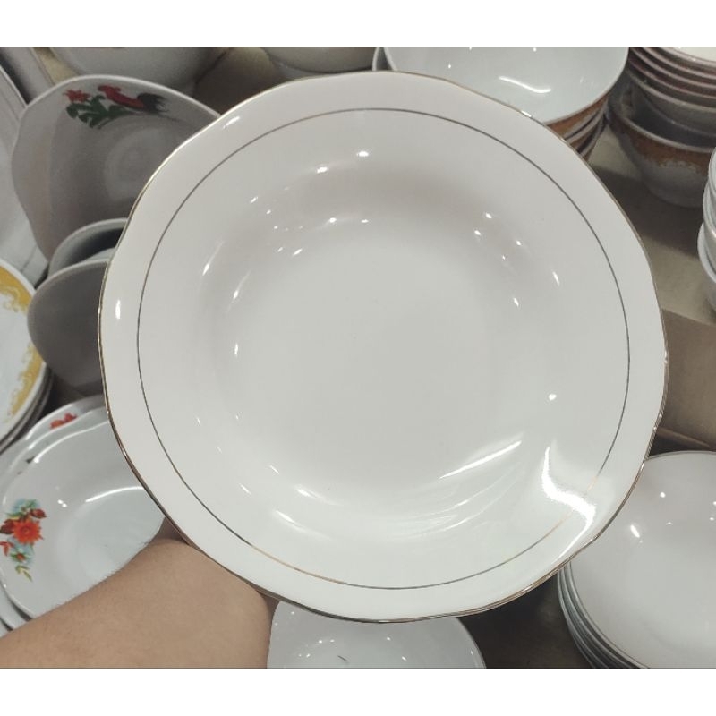 Piring Sango 9'inch 1 lusin