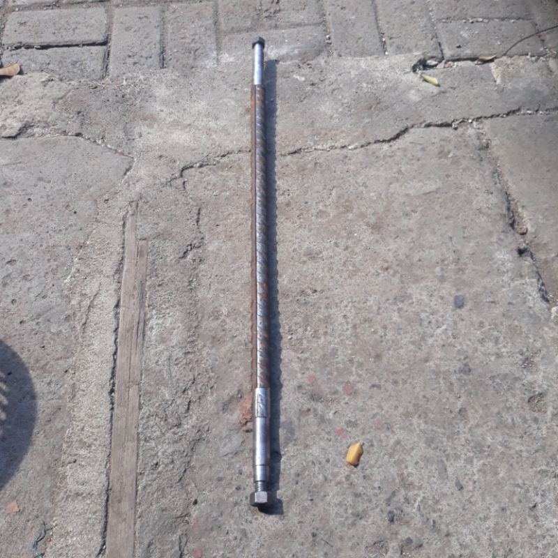 Besi As Roda Gerobak Lebar 70cm dan lebar 75cm As Roda Gerobak