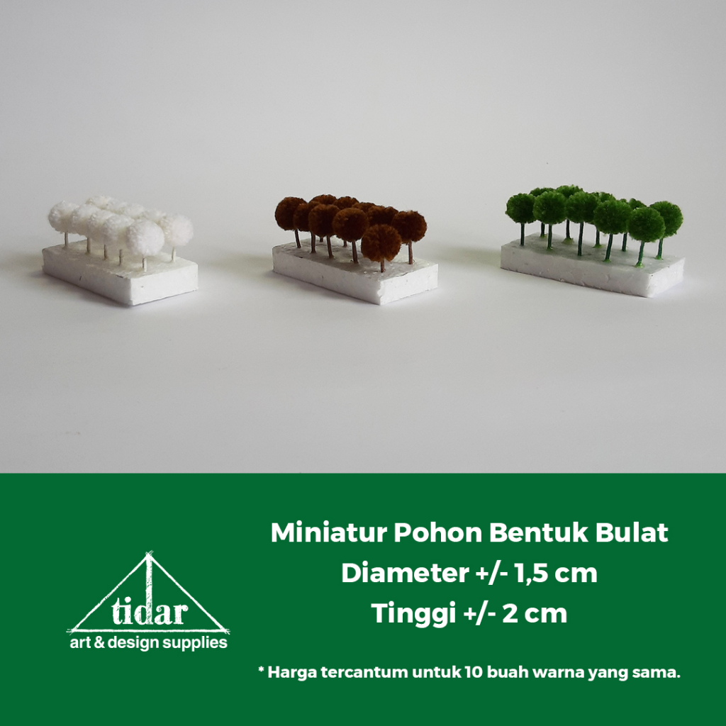 

[MR] MH - Miniatur Maket Pohon Bulat #1