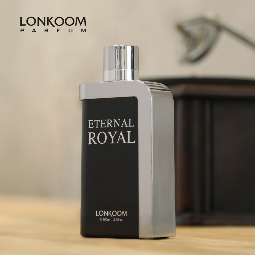 LONKOOM Eternal Royal Parfum 100ml Aroma Woody EDT Parfum Elegan untuk Pria
