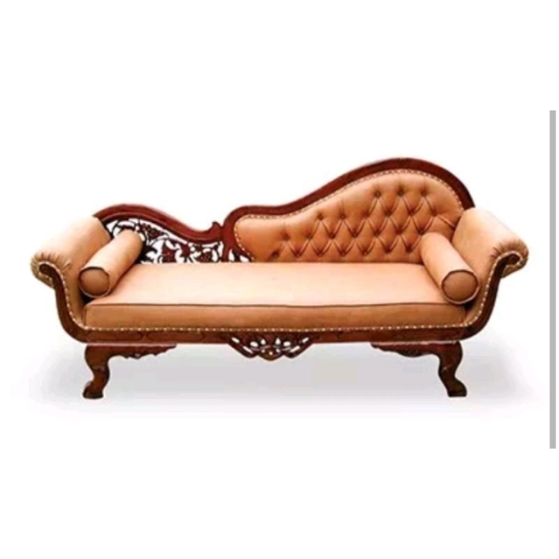 kursi bangku sofa bludru  jati ukir
