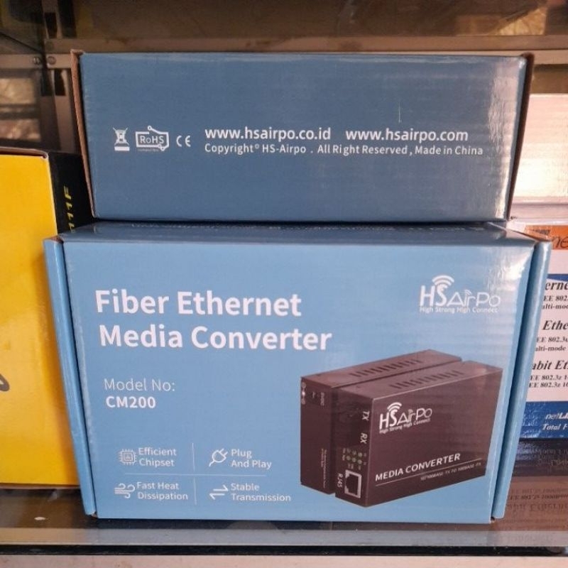 MEDIA CONVERTER FO TO LAN HS AIRPO CM200