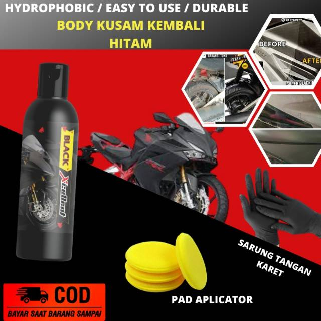 COD Penghitam motor penghitam body motor bodi kasar doff dasboard permanen terbaik