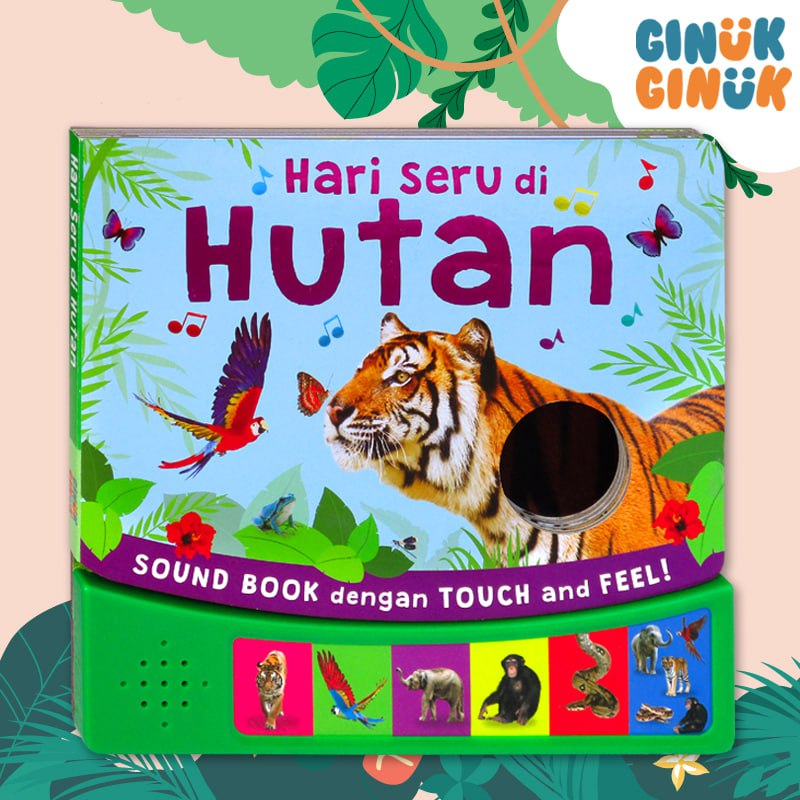 JANAHCORPS - BUKU ANAK HARI SERU DI PETERNAKAN SOUND BOOK TOUCH AND FEEL 6 SUARA