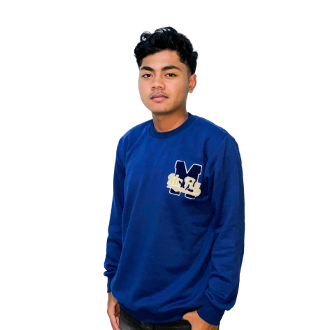 Sweatshirt  Crewneck Distro Original 100% Bordir Towel Fleece Taiwan Pakaian Sweeter Polos Oversize 
