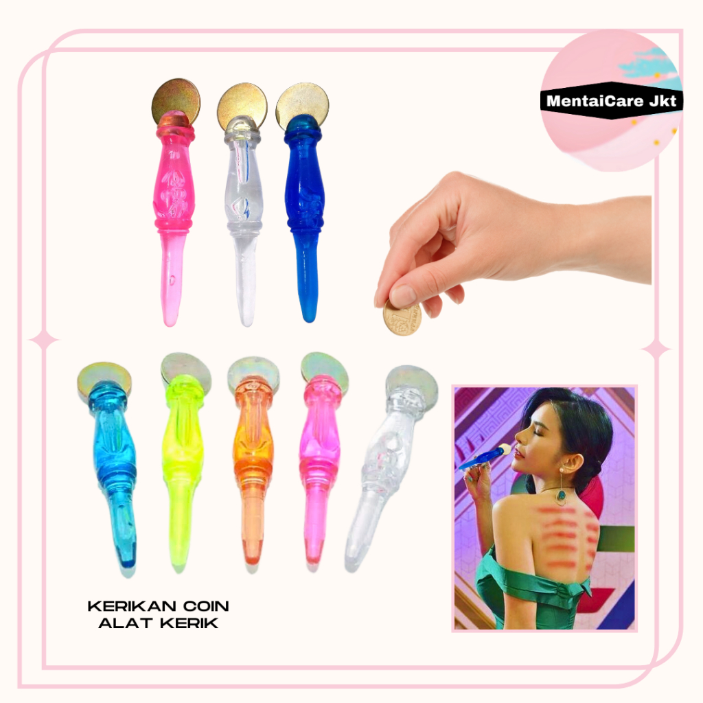 Kerokan Koin | Kerikan | Kerokan | Alat Kerik Badan Koin Kerokan Pijat Akupuntur