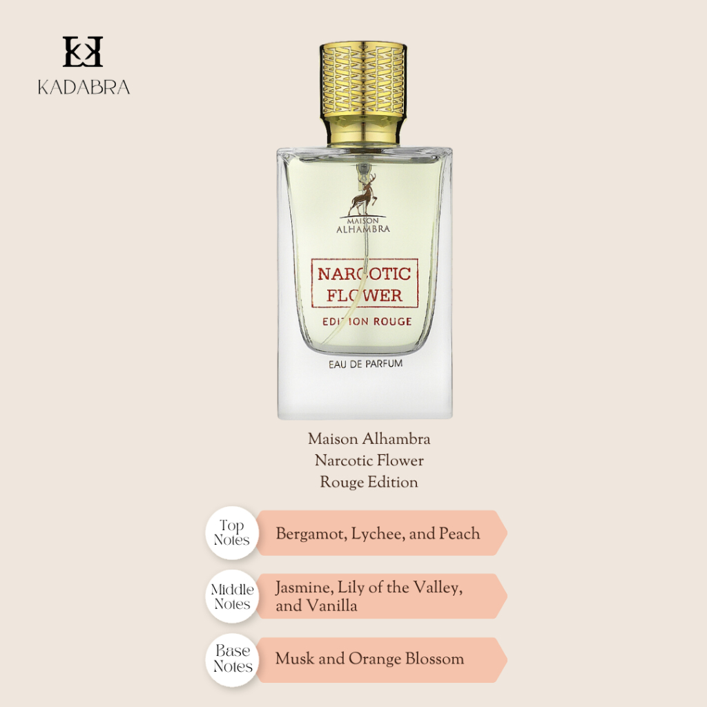 Decant Maison Alhambra Narcotic Flower Rouge Edition 5ml