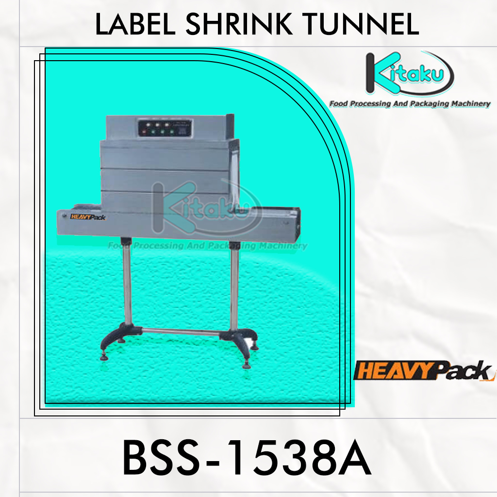 Mesin Label shrink tunnel BSS-1538A Heavypack