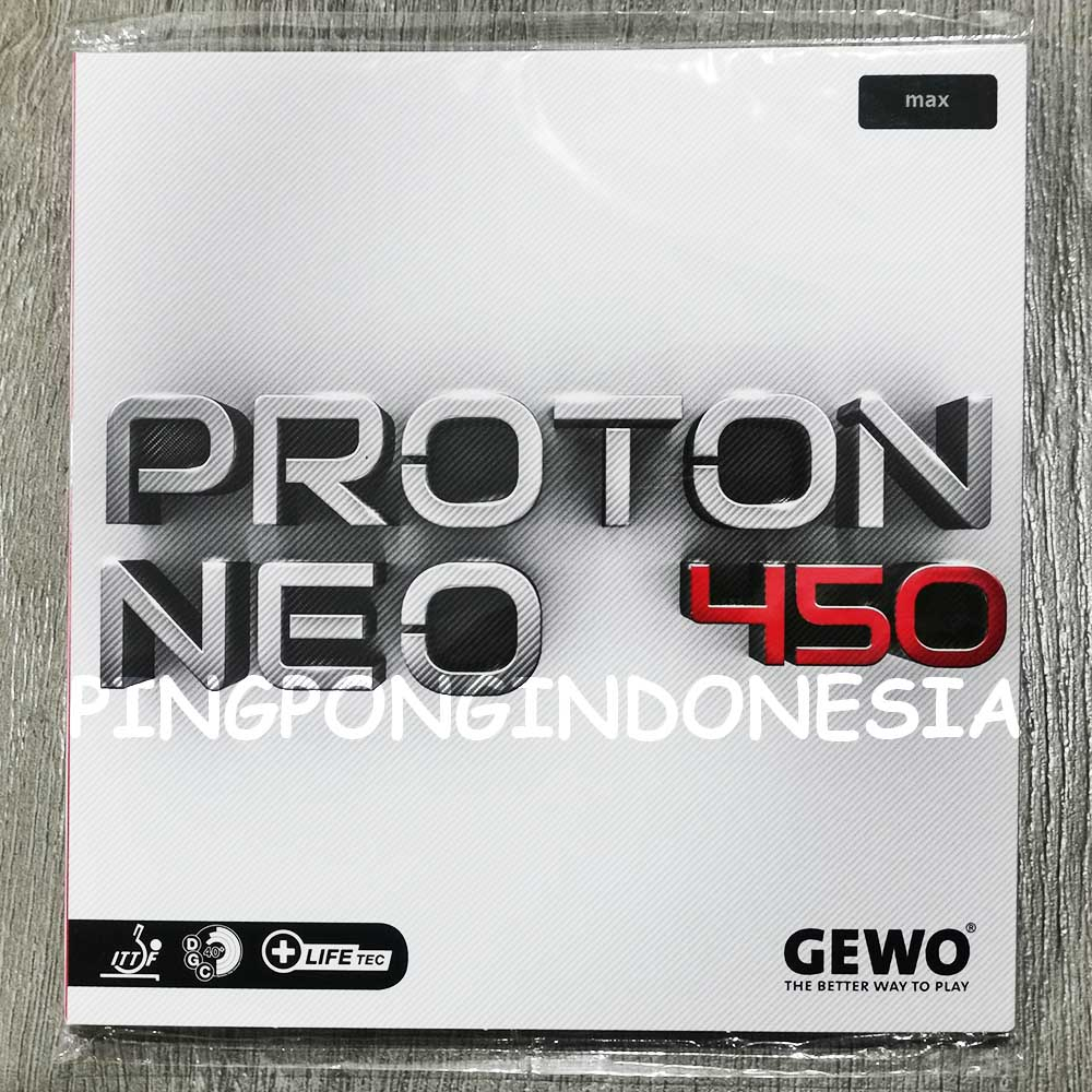 Gewo Proton Neo 450 - Karet Pingpong Rubber Tenis Meja Bet Bat