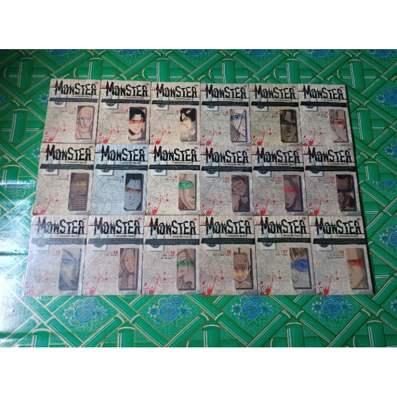 komik monster set 1-18 / komik monster 1-18 set end
