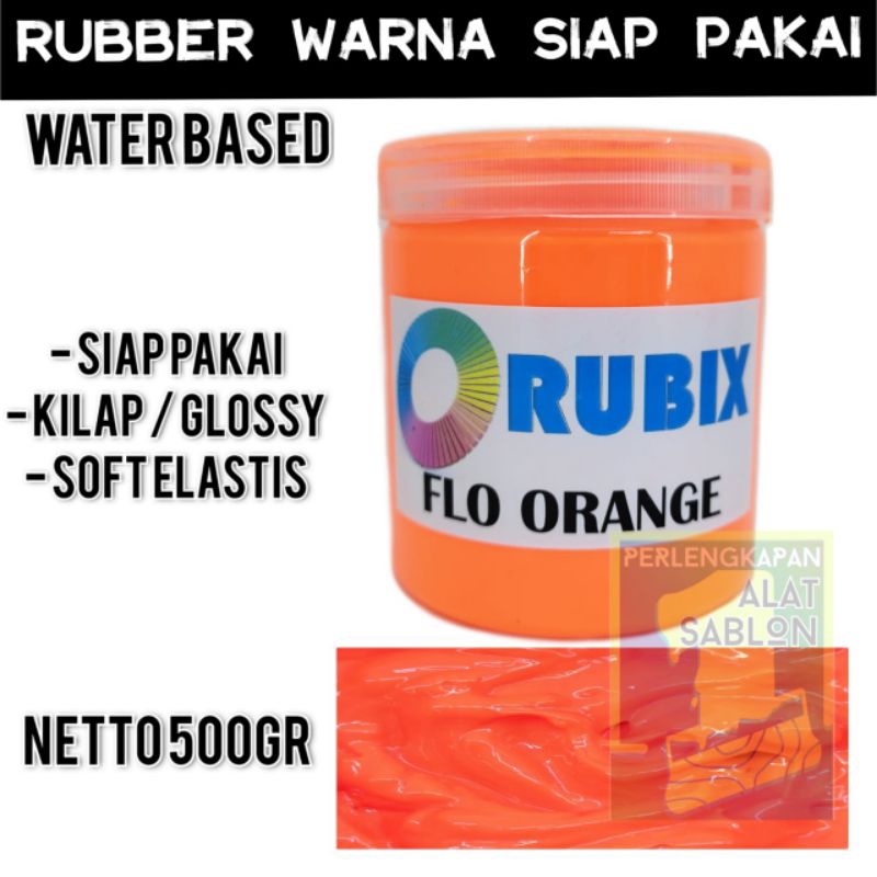 

RUBBER GL PASTA CAT AKRILIK WARNA FLO ORANGE 500GR